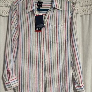 GAP women's Multicolor Striped Shirt